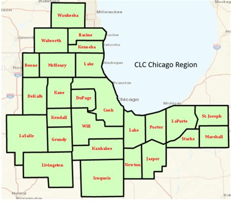chicago counties map